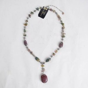 Carol for Eva Graham Genuine Stone Necklace